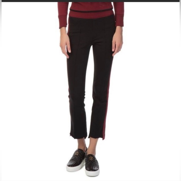 Helmut Lang Technical Track Black Pants Trousers Side Red Stripe Large $445 EUC - Picture 8 of 15